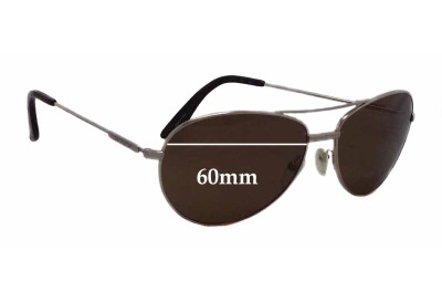 Carrera 69S Replacement Sunglass Lenses - 60mm wide 