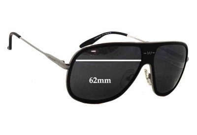 Carrera 88-S Replacement Sunglass Lenses - 62mm wide 