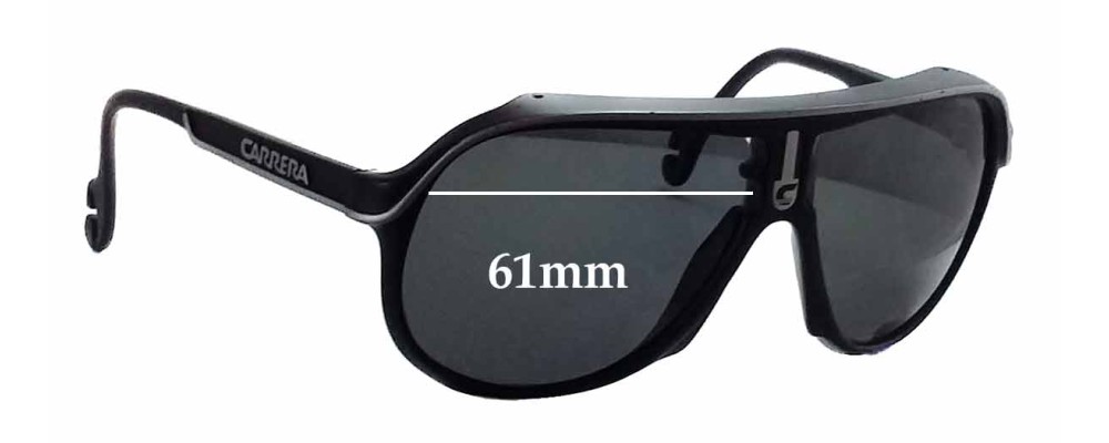 Sunglass Fix Replacement Lenses for Carrera 5544 - 61mm Wide