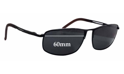 Sunglass Fix Replacement Lenses for Carrera Huron/S - 60mm Wide 