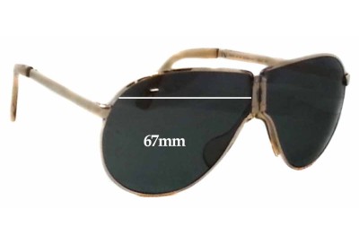Carrera 5622 Replacement Lenses 67mm wide 