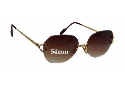 Cartier 2483083 Replacement Lenses 54mm wide 