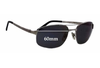 Cartier 3890808 Replacement Lenses 60mm wide 