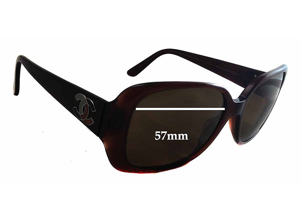 Sunglass Fix Replacement Lenses for Chanel 5101 - 57mm Wide Sunglass Fix Replacement Lenses for Chanel 5101 - 57mm Wide