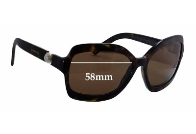 Chanel 5132-H Replacement Lenses 58mm wide 