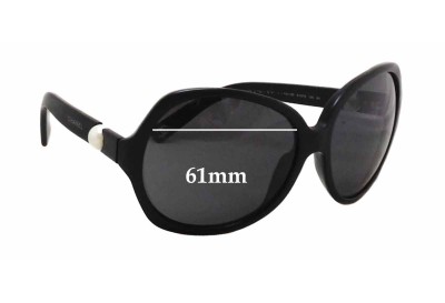 Chanel 5141-H Replacement Lenses 61mm wide 