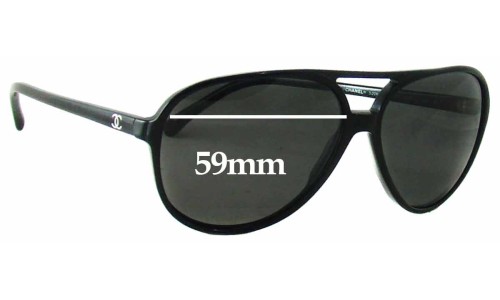 Sunglass Fix Replacement Lenses for Chanel 5206 - 59mm Wide 