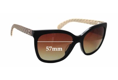 Chanel 5288-Q Replacement Lenses 57mm wide 