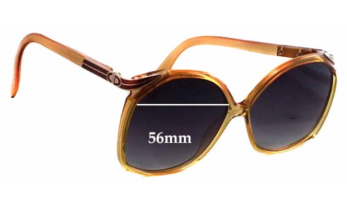 Sunglass Fix Replacement Lenses for Christian Dior 2104 - 56mm Wide 