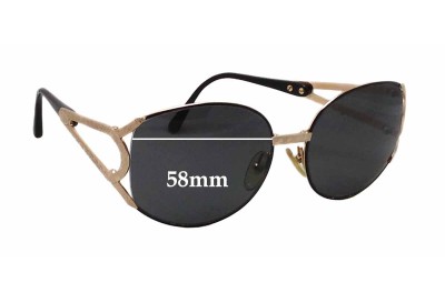 Christian Dior 2842 Replacement Lenses 58mm wide 