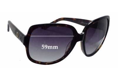 Christian Dior Mitza Replacement Lenses 59mm wide 