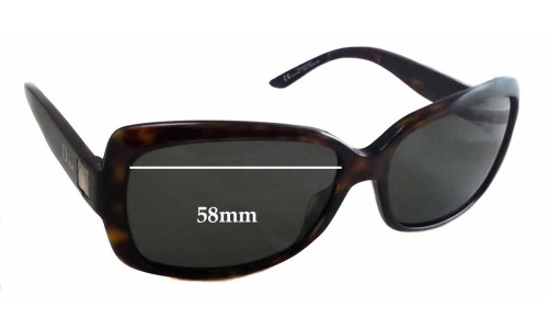 Sunglass Fix Replacement Lenses for Christian Dior Mini 2 - 58mm Wide 