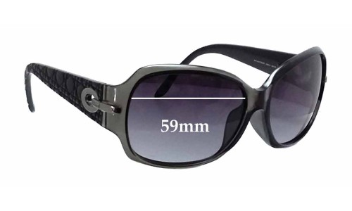 Sunglass Fix Replacement Lenses for Christian Dior My Lady - 59mm Wide 