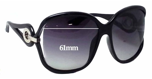 Christian Dior Volute 2 61mm Replacement Lenses