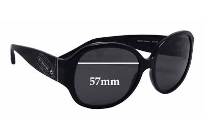 Coach HC8037B Angeline Replacement Lenses 57mm wide 