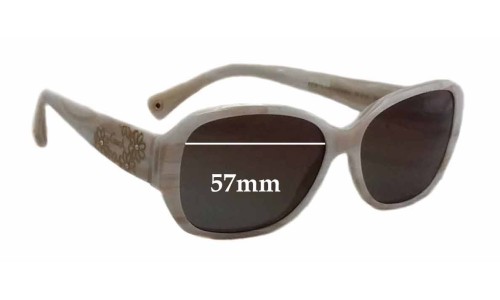 Sunglass Fix Replacement Lenses for Coach HC8011B Reese - 57mm Wide 