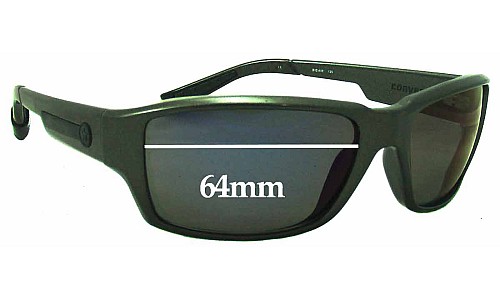 Sunglass Fix Replacement Lenses for Converse Big Air - 64mm Wide 