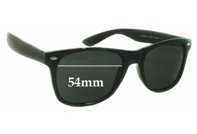 Cooleyes Eyewear FP1004-1 Replacement Lenses 54mm wide 