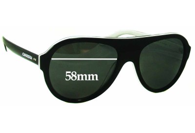 Carrera 84/S Replacement Sunglass Lenses - 58mm Wide 