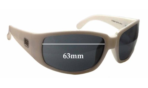 Sunglass Fix Replacement Lenses for Dirty Dog Dr. Monk - 63mm Wide 