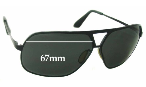 Sunglass Fix Replacement Lenses for Dita Pusher - 67mm Wide 
