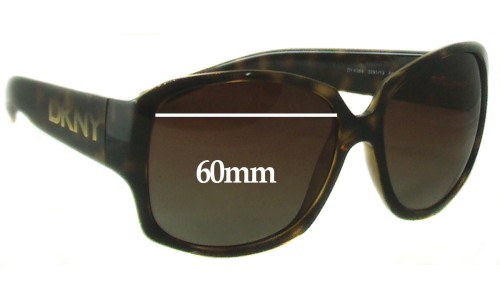Sunglass Fix Replacement Lenses for DKNY DY4069 - 60mm Wide 