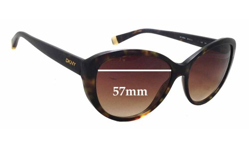 Sunglass Fix Replacement Lenses for DKNY DY4084 - 57mm Wide 
