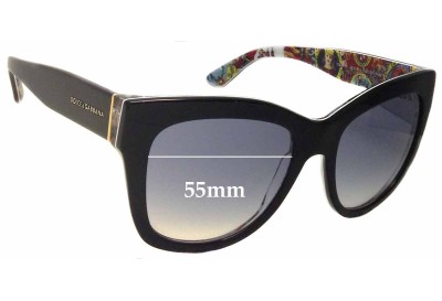 Dolce & Gabbana DG4270 Replacement Lenses 55mm wide 
