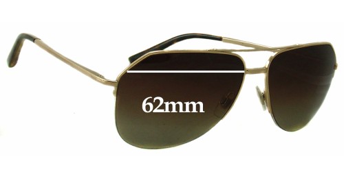 【希少 電池交換済み】DOLCE&GABBANA メディスマン クォーツ Dolce & Gabbana DG2111 62mm Replacement Lenses