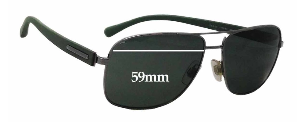 Sunglass Fix Replacement Lenses for Dolce & Gabbana DG2122 - 59mm Wide