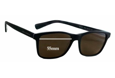 Dolce & Gabbana DG3207 Replacement Lenses 55mm wide 