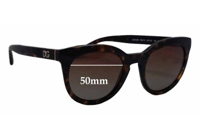 Dolce & Gabbana DG4249 Replacement Lenses 50mm wide 