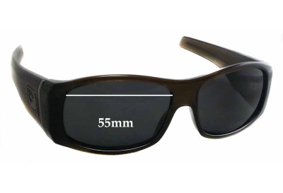 Dragon Faction Replacement Sunglass Lenses - 55mm wide x 31mm tall 