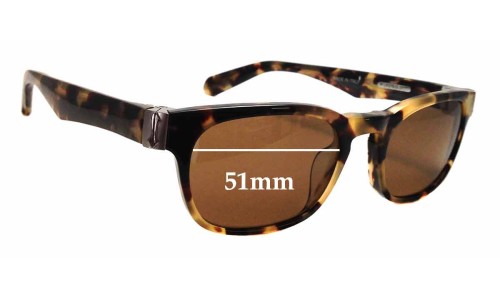 Sunglass Fix Replacement Lenses for Dragon Luke DR105 - 51mm Wide 