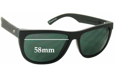Electric Flip Side Replacement Sunglass Lenses - 58MM wide 