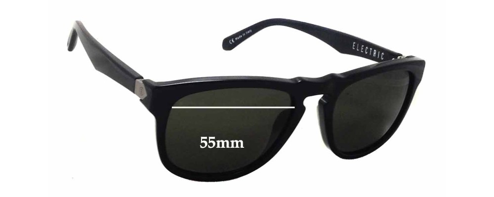 Sunglass Fix Replacement Lenses for Electric LeadBelly - 55mm Wide