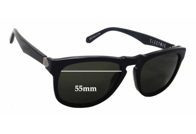 Electric LeadBelly Replacement Sunglass Lenses - 55mm wide - 45mm tall 