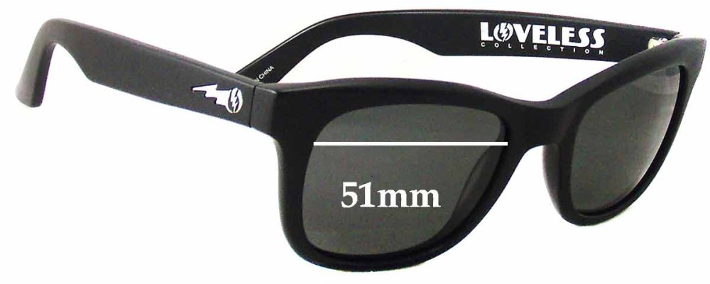 Sunglass Fix Replacement Lenses for Electric Detroit - 51mm Wide