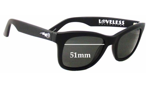 Sunglass Fix Replacement Lenses for Electric Detroit - 51mm Wide 