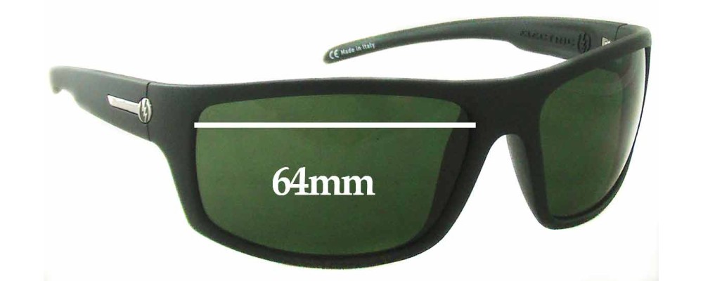 Sunglass Fix Replacement Lenses for Electric Tech One - 64mm Wide