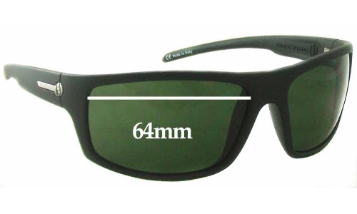 Sunglass Fix Replacement Lenses for Electric Tech One - 64mm Wide 