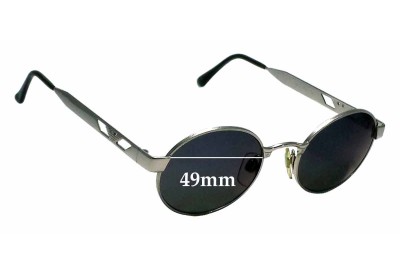 Emporio Armani 036-S Replacement Sunglass Lenses - 49mm wide 