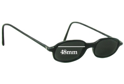 Emporio Armani Unknown Model Replacement Lenses 48mm wide 