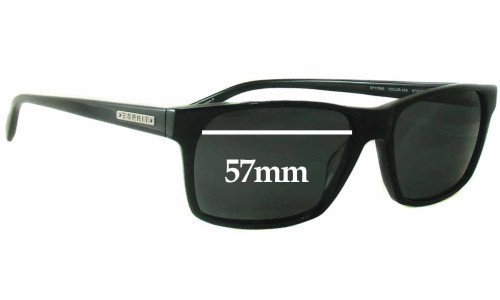 Esprit ET17865 Sunglass Replacement Lenses 57mm Wide 