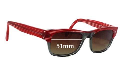 Sunglass Fix Replacement Lenses for Etnia Barcelona Chicago - 51mm Wide 