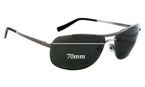Sunglass Fix Replacement Lenses for Fatheadz The Law XL FH00144 - 70mm Wide 