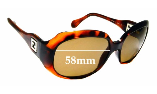 Sunglass Fix Replacement Lenses for Fendi FS 409 - 58mm Wide 