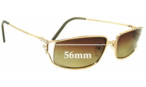 Sunglass Fix Replacement Lenses for Fendi SL 7466S - 56mm Wide 