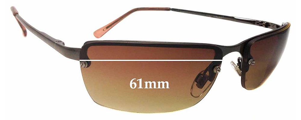 Fiorelli Unknown Replacement Sunglass Lenses - 61mm wide