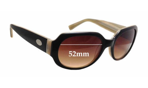 Sunglass Fix Replacement Lenses for Fossil Hannah - 52mm Wide 